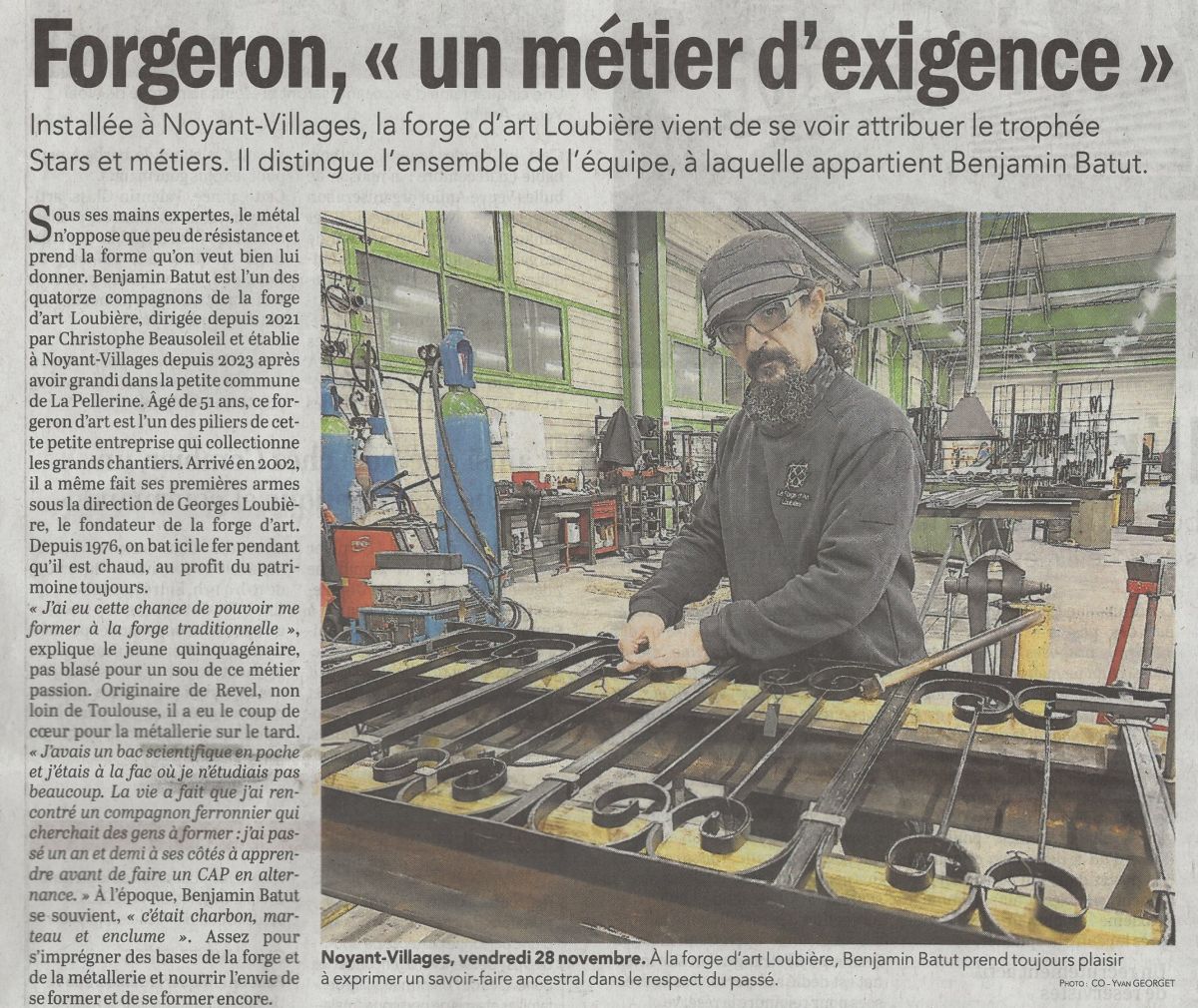 LOUBIERE MIS à l'HONNEUR Dec25