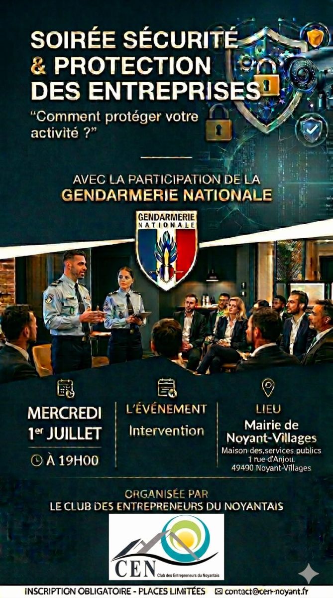 SECURISER SON ENTREPRISE - 1er JUILLET 2026