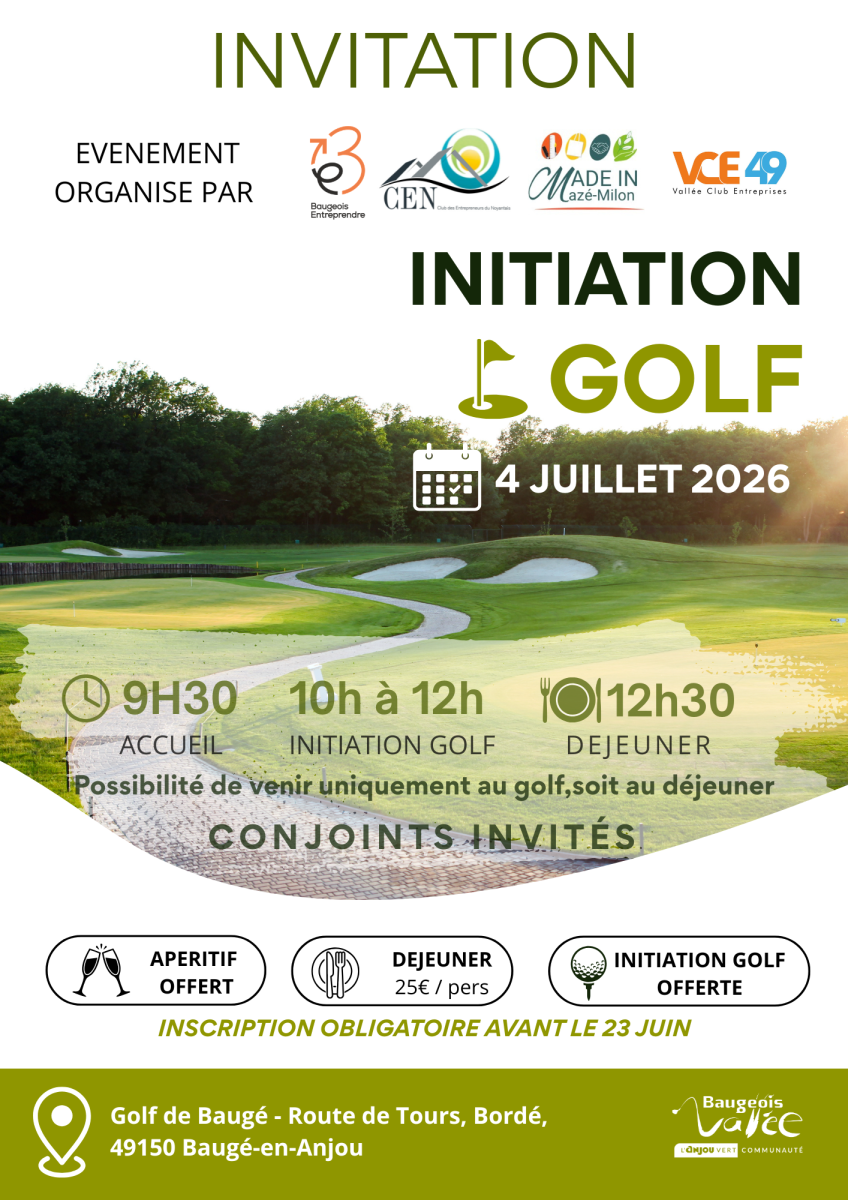 Découverte Golf - InterClubs Baugeois Vallée - ...